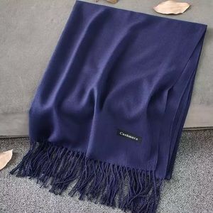SOLD!! NEW, LAST ONE! SCARF, Cashmere, Navy Blue.
